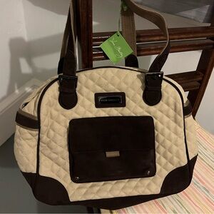 Vera Bradley Buckeye Bowler Khaki handbag new with tags!